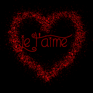 Gif animé je t'aime scintillant
