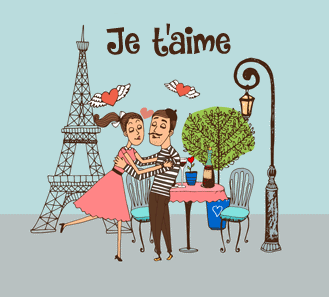 Gif animé je t'aime Paris