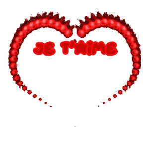 Gif animé je t'aime coeur rouge