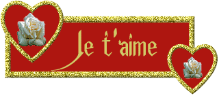 Gif animé je t'aime affiche