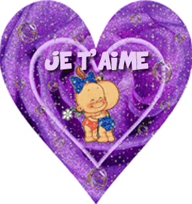 Gif animé je t'aime enfants