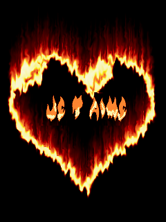 Gif animé je t'aime feu