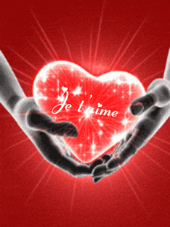 Gif animé je t'aime coeur de verre