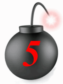 Gif animé je t'aime bombe