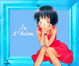 Gif je t'aime fille