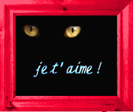 Gif animé je t'aime yeux