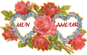 gif animé je t'aime rose