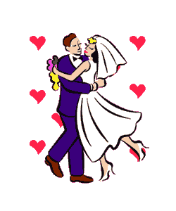 gif animé mariage