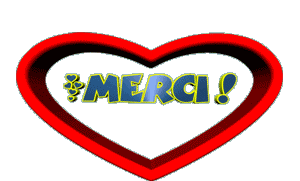Gif animé merci coeur rouge