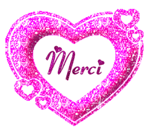 Gif merci coeur rose