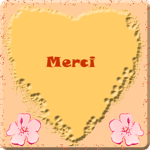 Gif merci coeur jaune