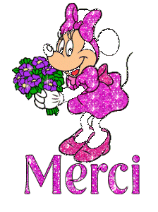 Gif animé merci Minnie