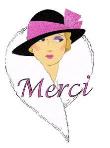 Gif animé merci femme