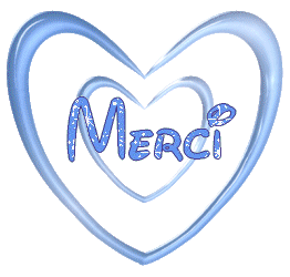 Gif animé merci coeur