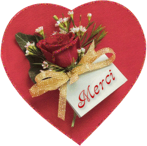 Gif animé merci coeur