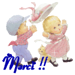 gif animé merci enfants