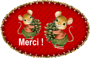Gif animé merci souris