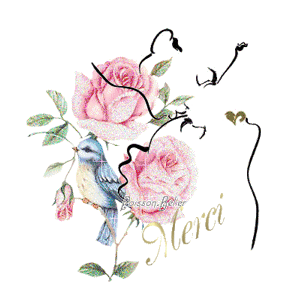 Gif animé merci oiseaux