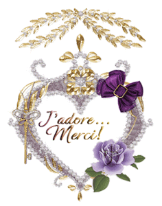 Gif animé j'adore merci