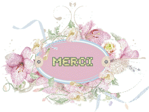 Gif animé merci medaillon