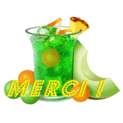 Gif animé merci boisson