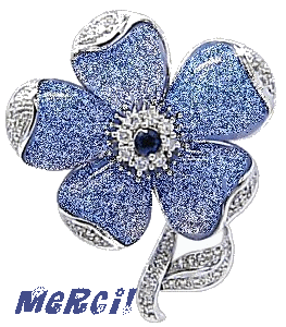 Gif animé merci fleur 