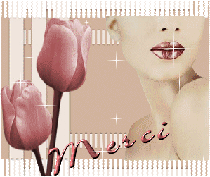 Gif animé merci tulipe