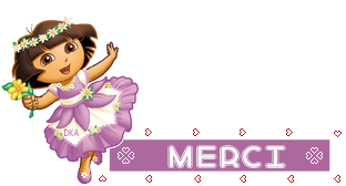 Gif animé merci dora