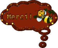 Gif animé merci abeille