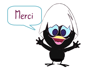 gif animé merci Calimero