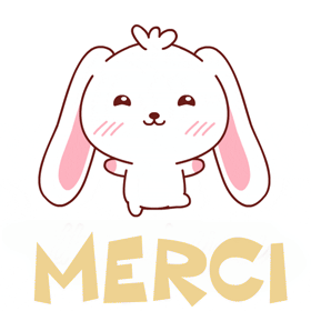 gif animé merci petit chien