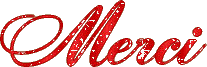 Gif animé merci rouge