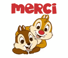 gif animé merci Tick et Tock