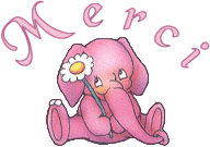 Gif animé merci elephant