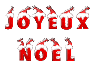 Gif animé joyeux Noël