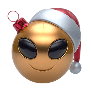 Gif animé joyeux Noël boules