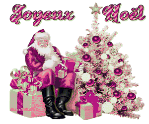 Gif joyeux Noël père Noël