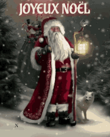 Gif animé Noël père Noël