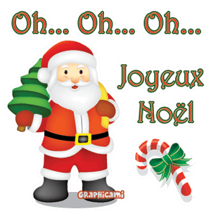 Gif animé père Noël