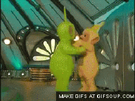 Gif animé du dessin animé Télétubbies