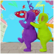 Gif animé des Télétubbies