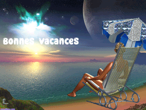 Vacances d'été en gifs animés